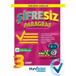 MAVİTİKLİ YAY 3.Sınıf Şifresiz Paragraf Kitabı